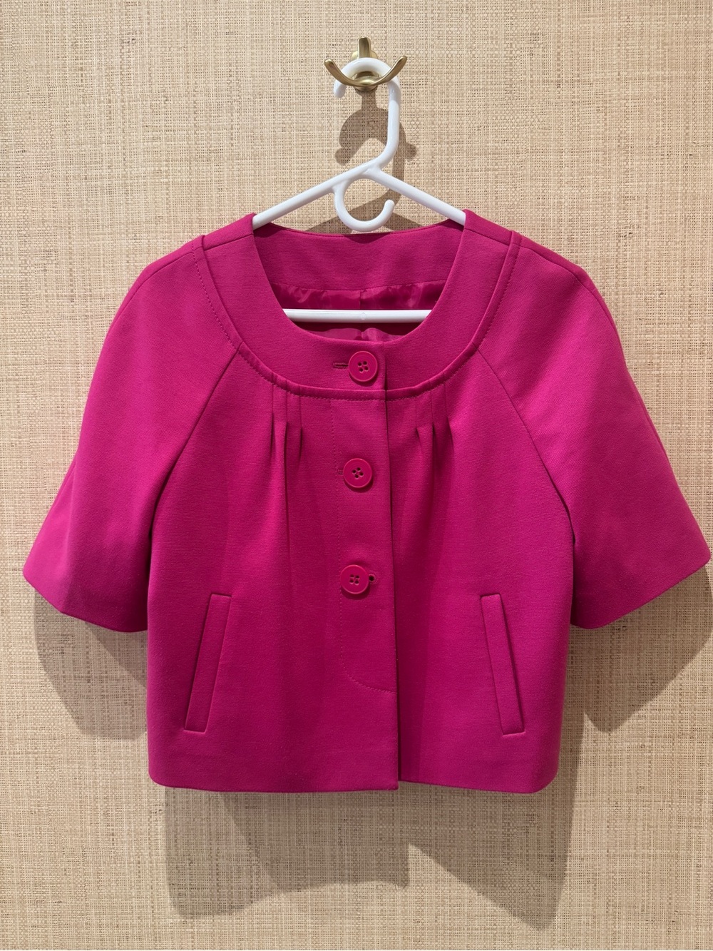LOFT women’s Fuchsia Short Sleeve jacket